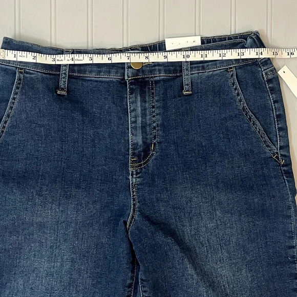 Westport Womens High Rise‎ Denim Jean Short Stretch Signature Fit Cuffed NWT 6 - Picture 7 of 11